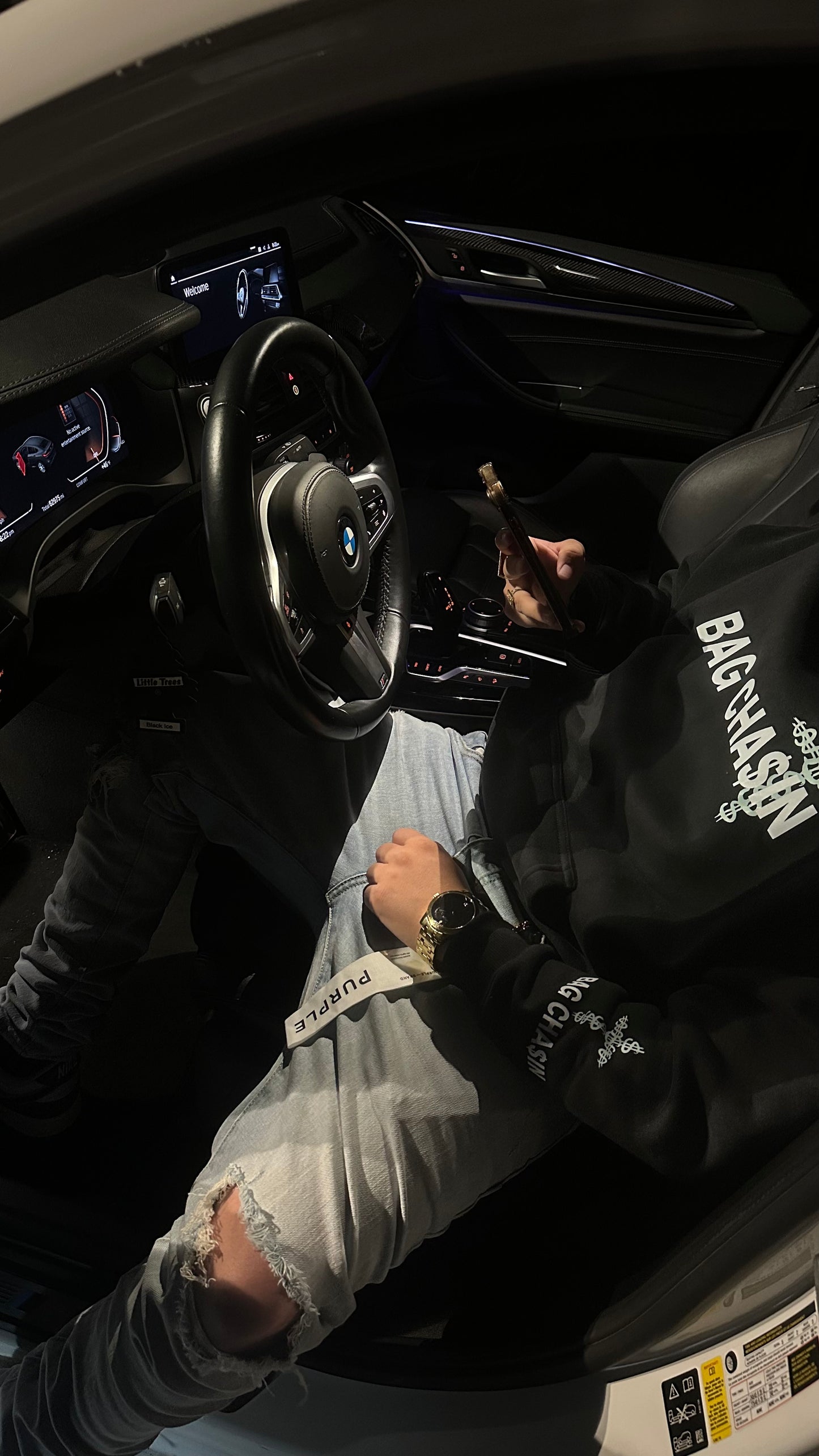 BAG CHA$IN MONEY CROSS HOODIE