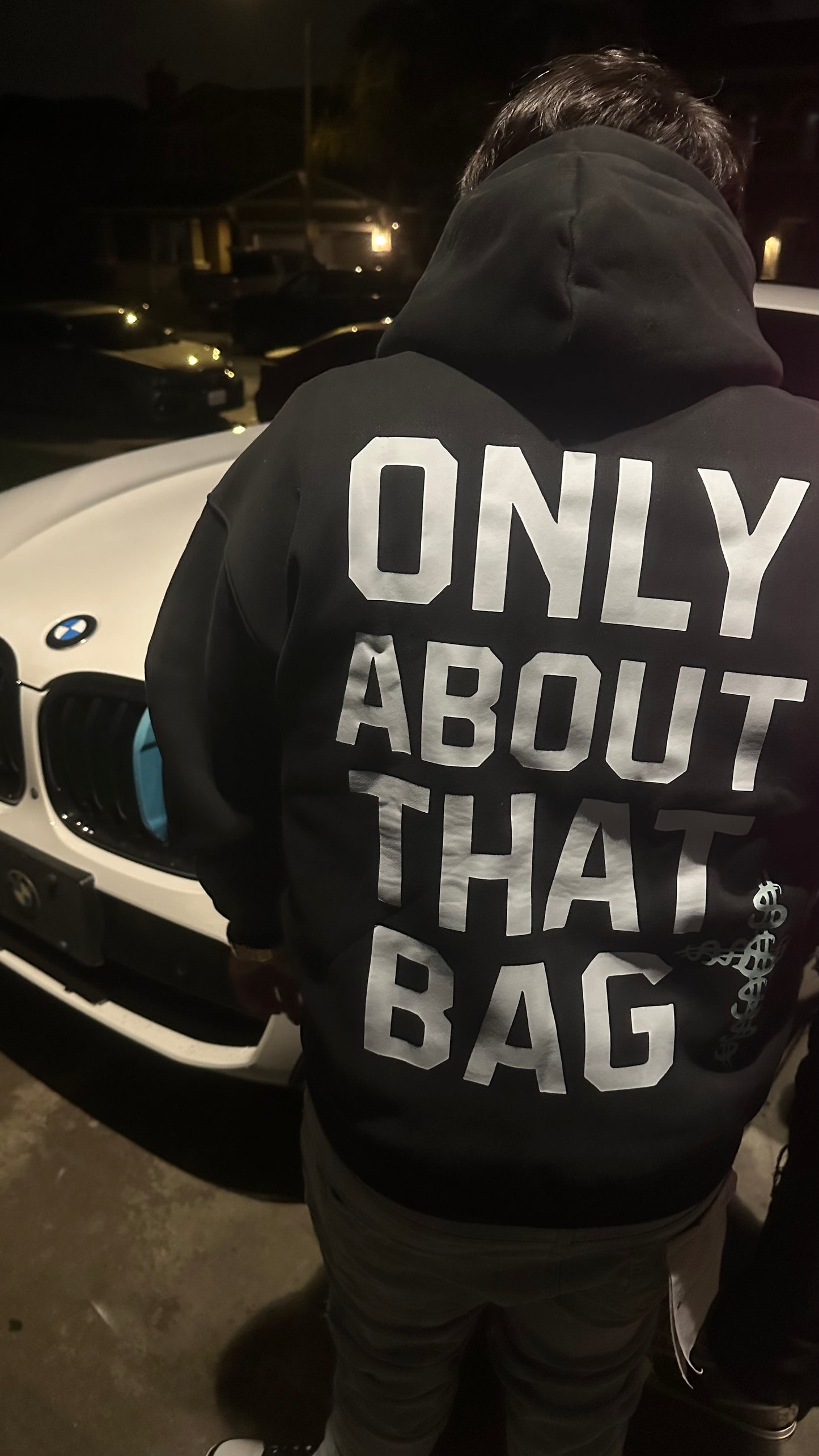 BAG CHA$IN MONEY CROSS HOODIE