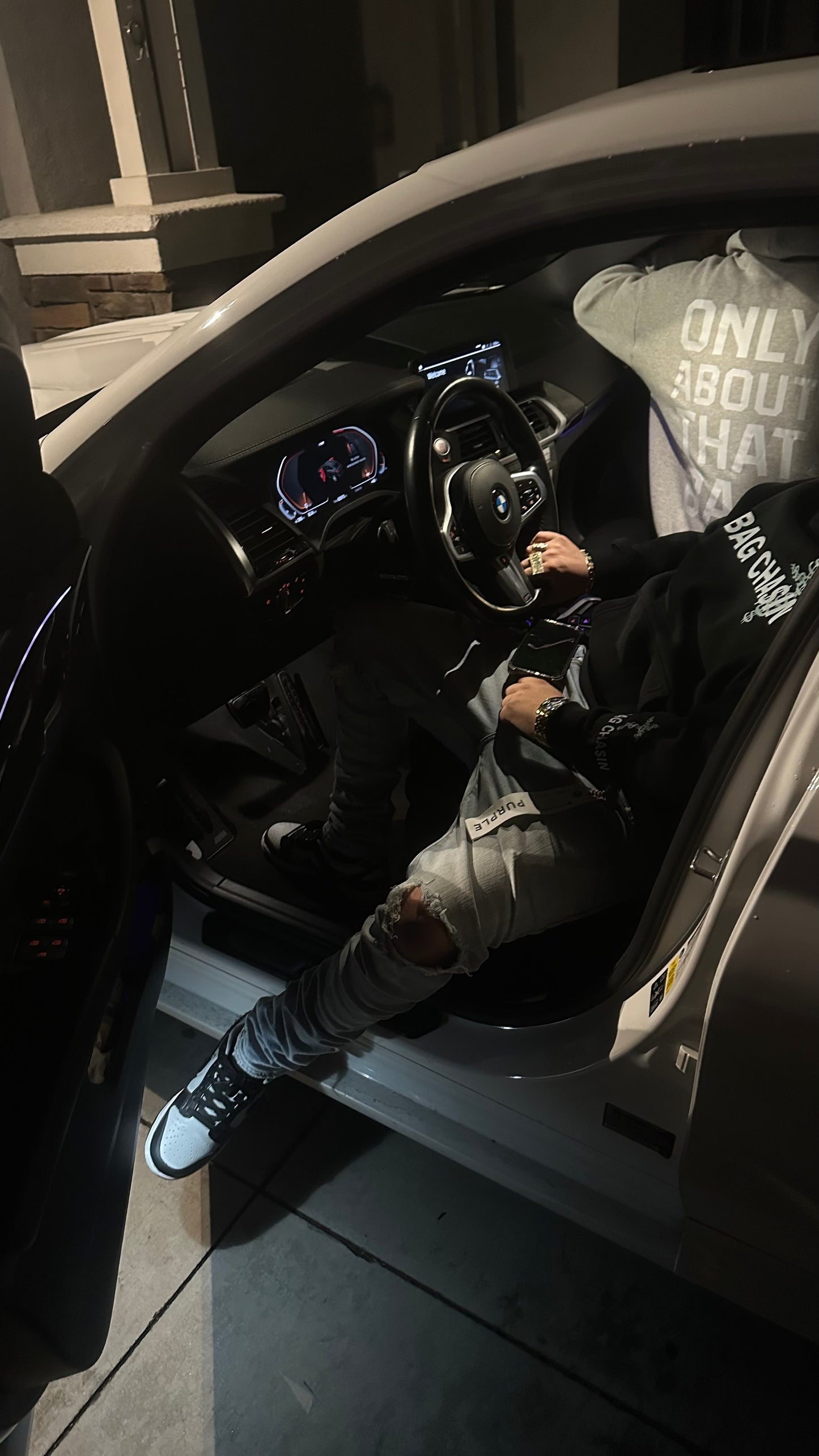 BAG CHA$IN MONEY CROSS HOODIE