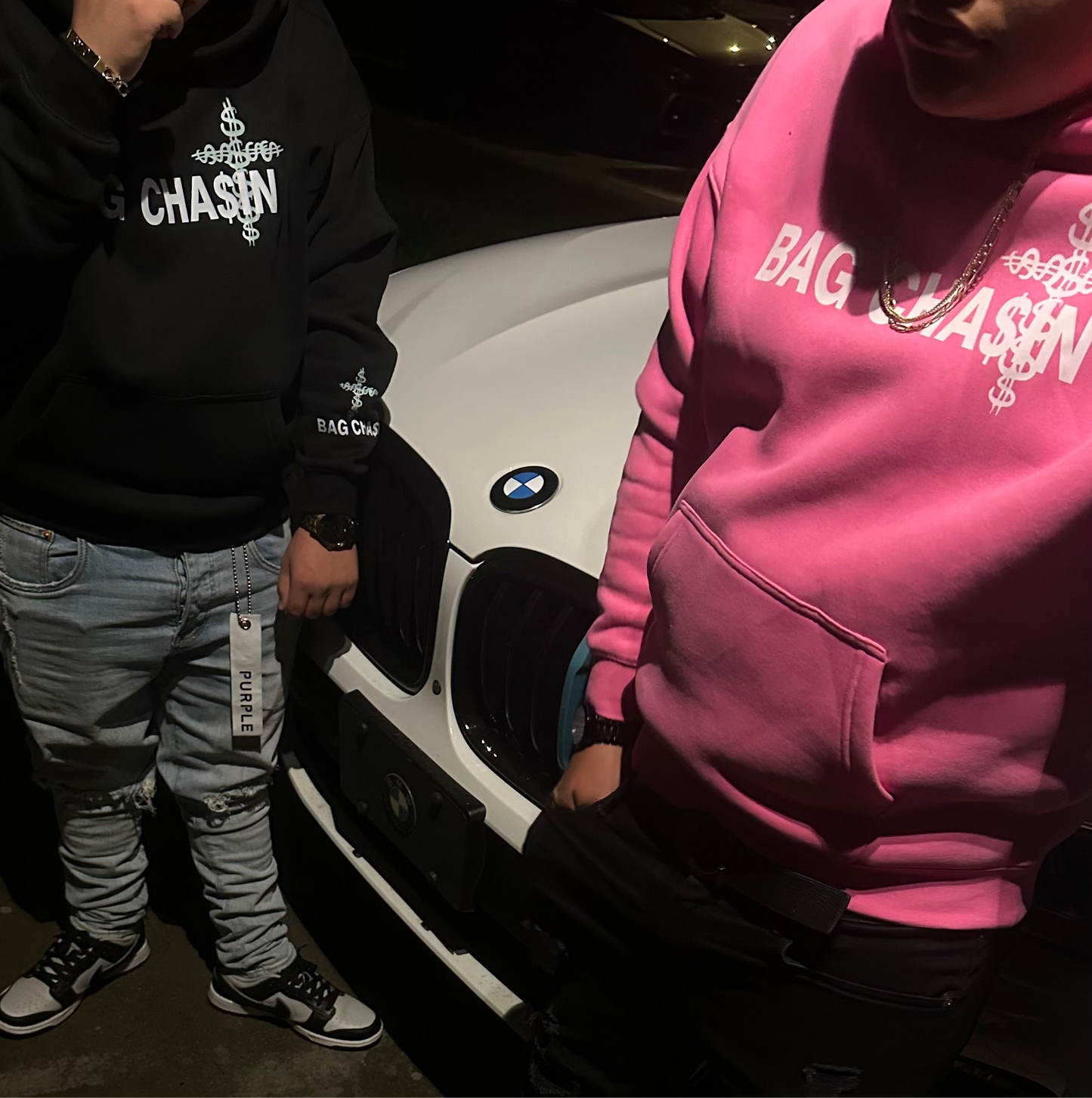 BAG CHA$IN MONEY CROSS HOODIE