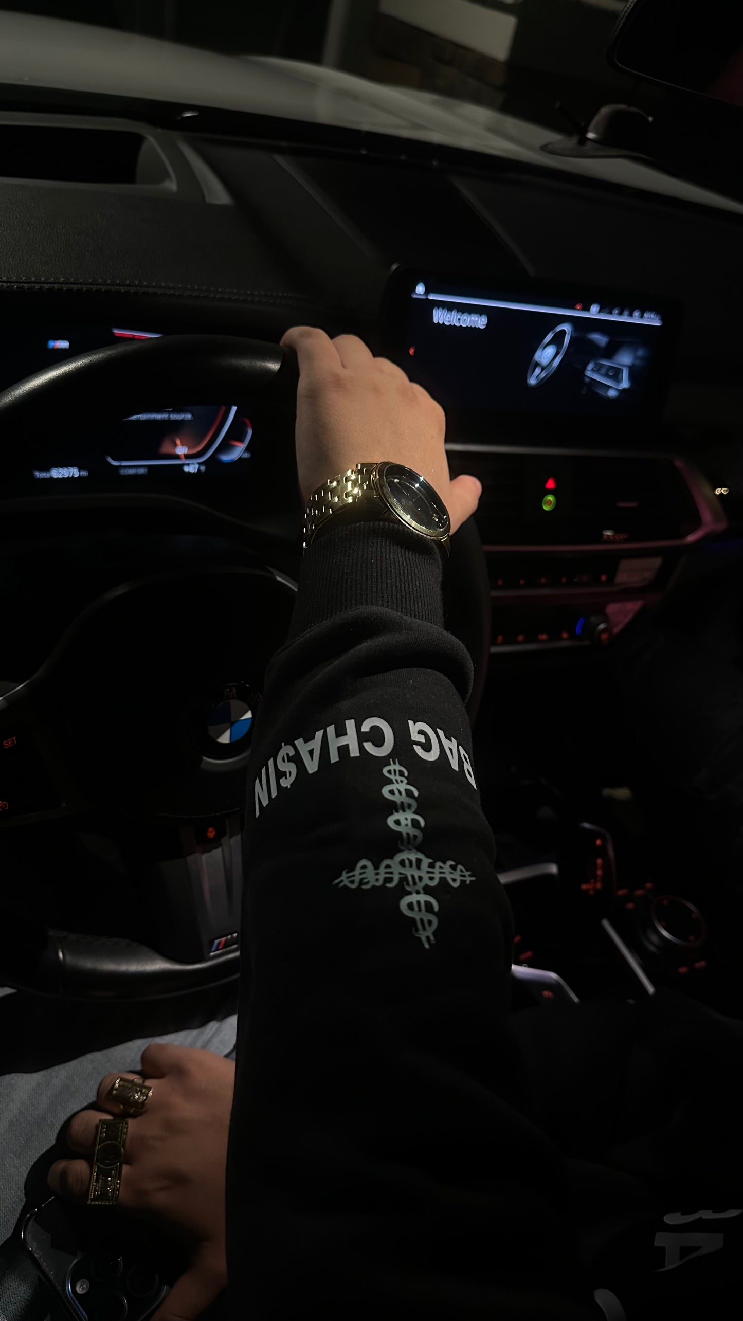 BAG CHA$IN MONEY CROSS HOODIE