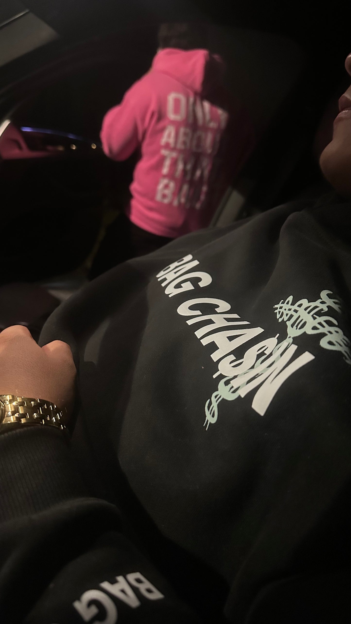 BAG CHA$IN MONEY CROSS HOODIE