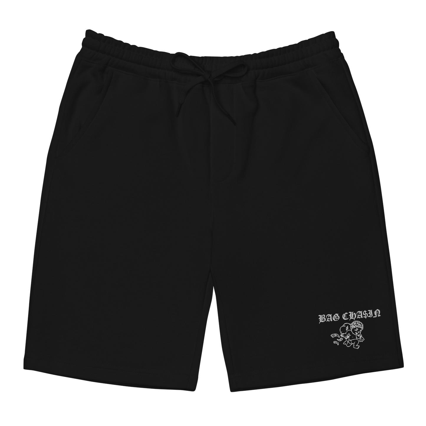Fleece stitched shorts
