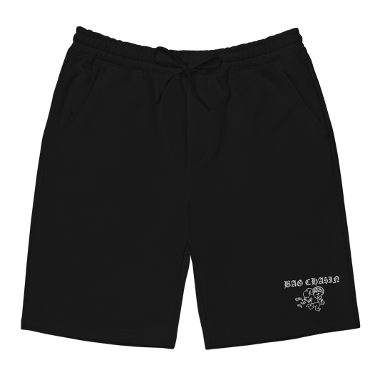 Fleece stitched shorts